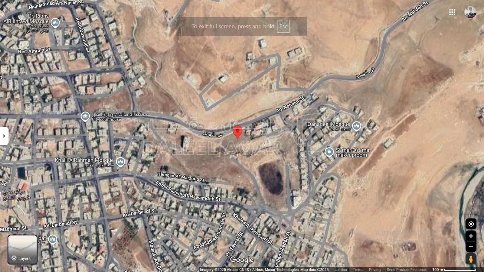 أرض في أرض للبيع في طبربور – عمان |مساحة 502.8م²  - 45,000 دأ - صورة 1